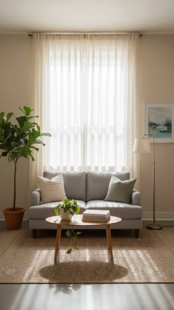 Install Floor-to-Ceiling Curtains