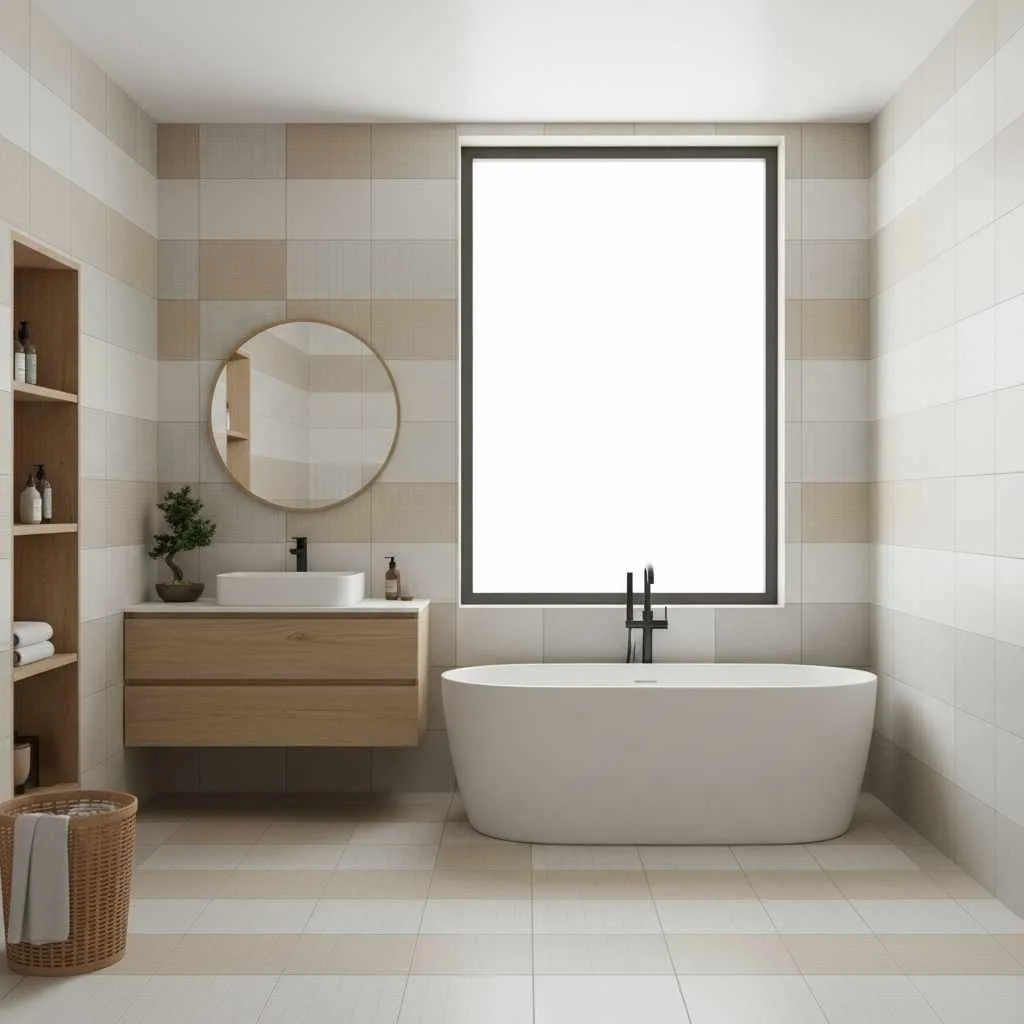  Japandi Calm with Patterned Tile Flow