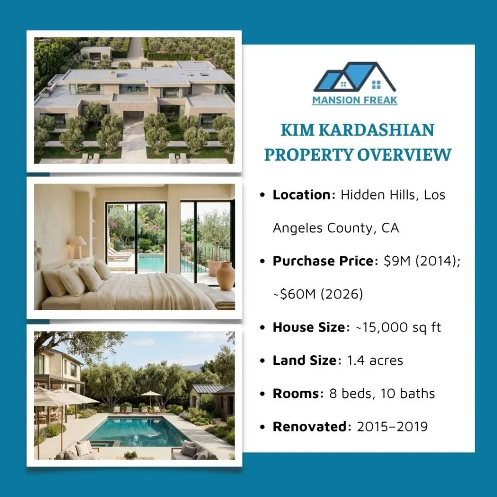Kim Kardashian House, Hidden Hills: Property Details