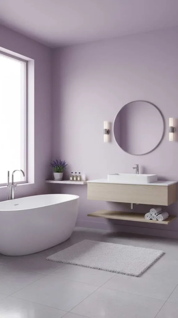 Lavender Calm Painted Space