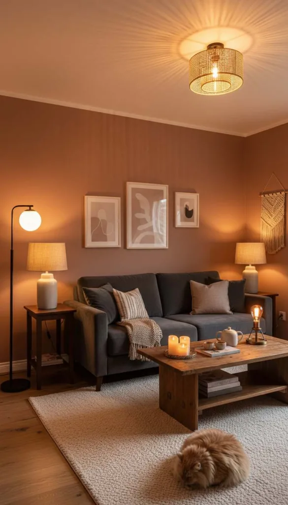 Layered Lighting for a Cozy Atmosphere