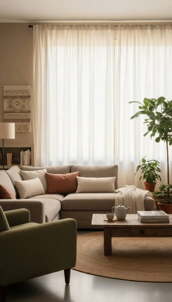 Linen Curtains for a Relaxed Look