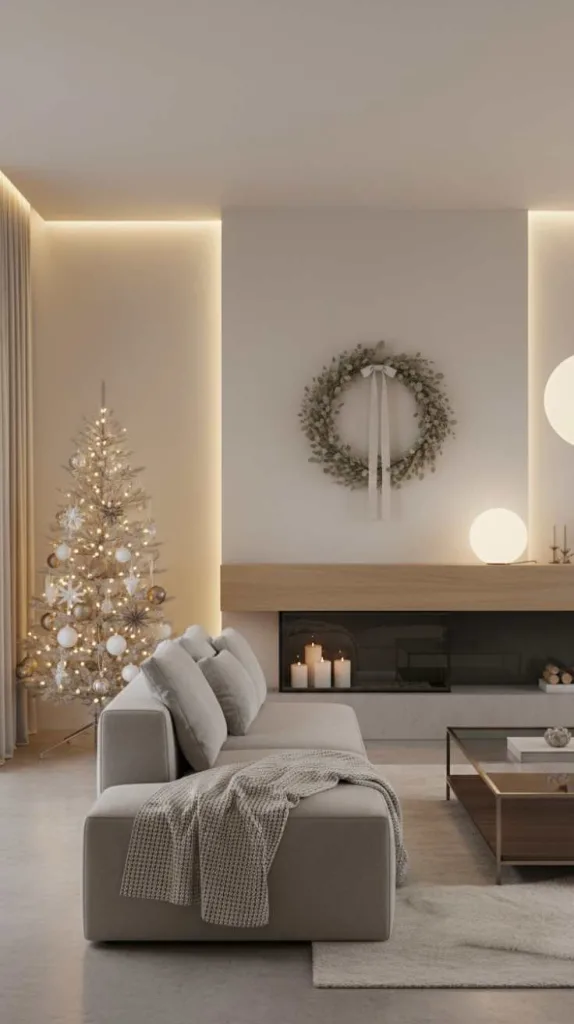 Minimal Holiday Decor Approach