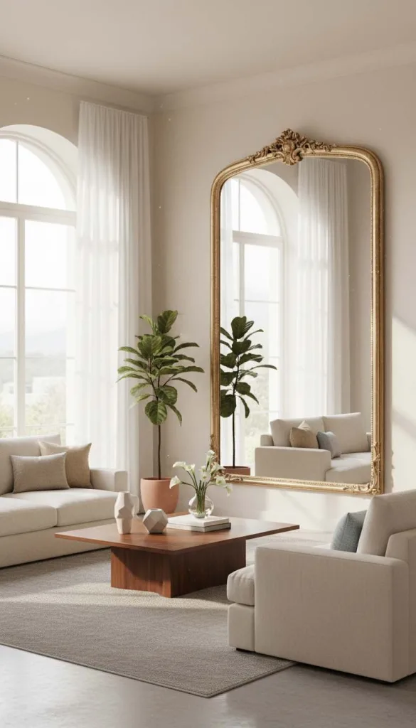 Mirrors to Create Depth