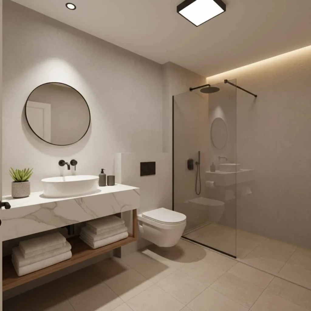 Modern Minimal Guest Space