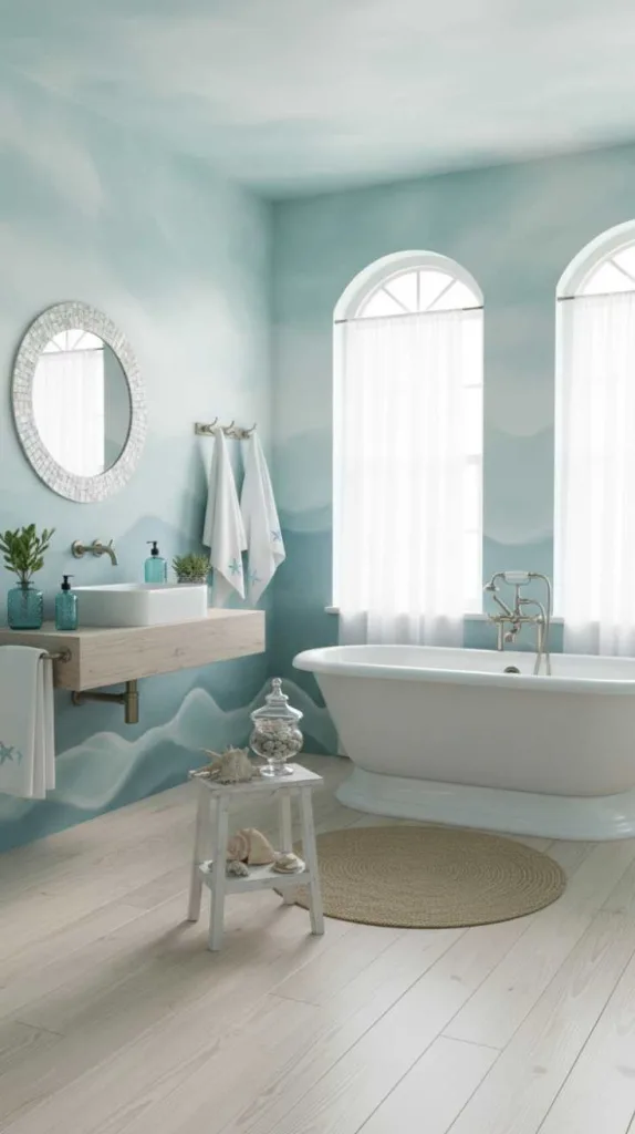 Ocean-Inspired Painted Details