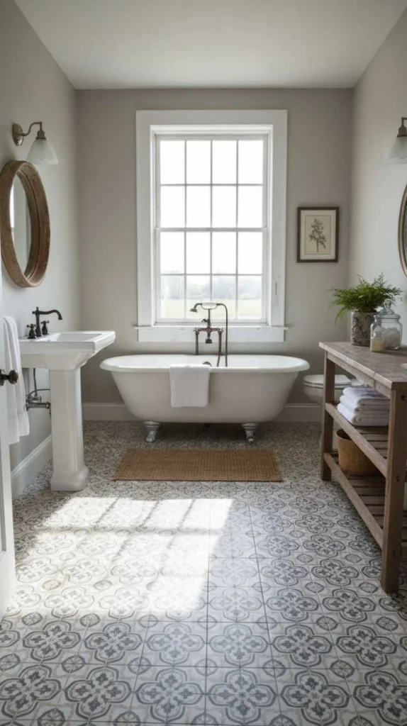 Patterned Tile Floor Style