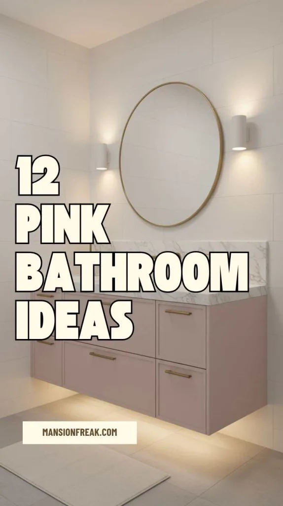 pink bathroom ideas