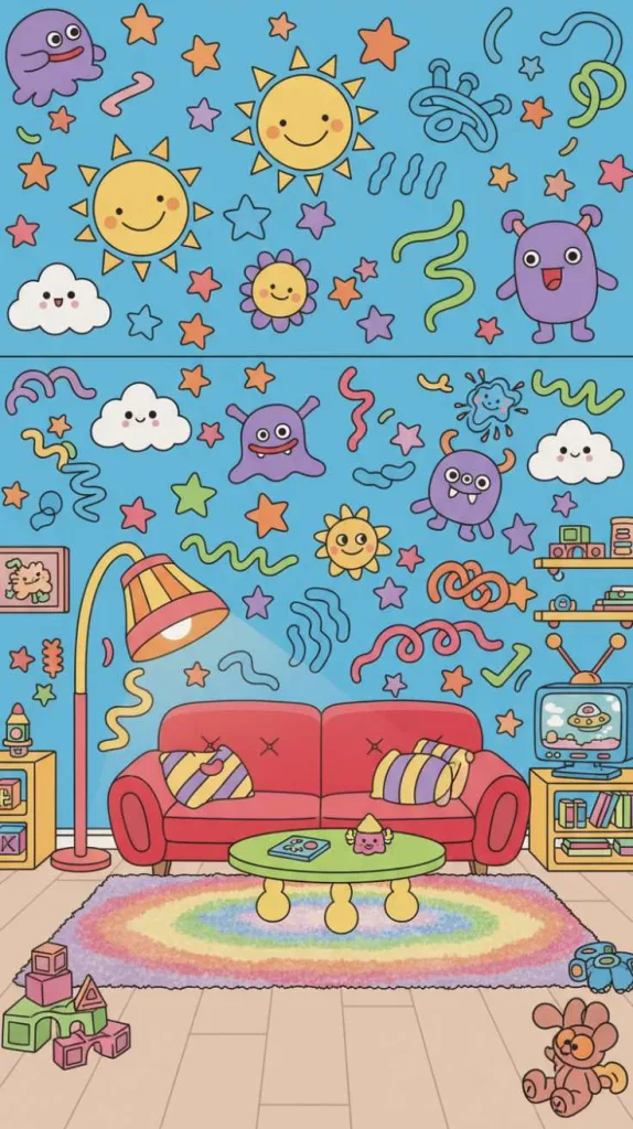 Quirky Wall Sticker Decoration