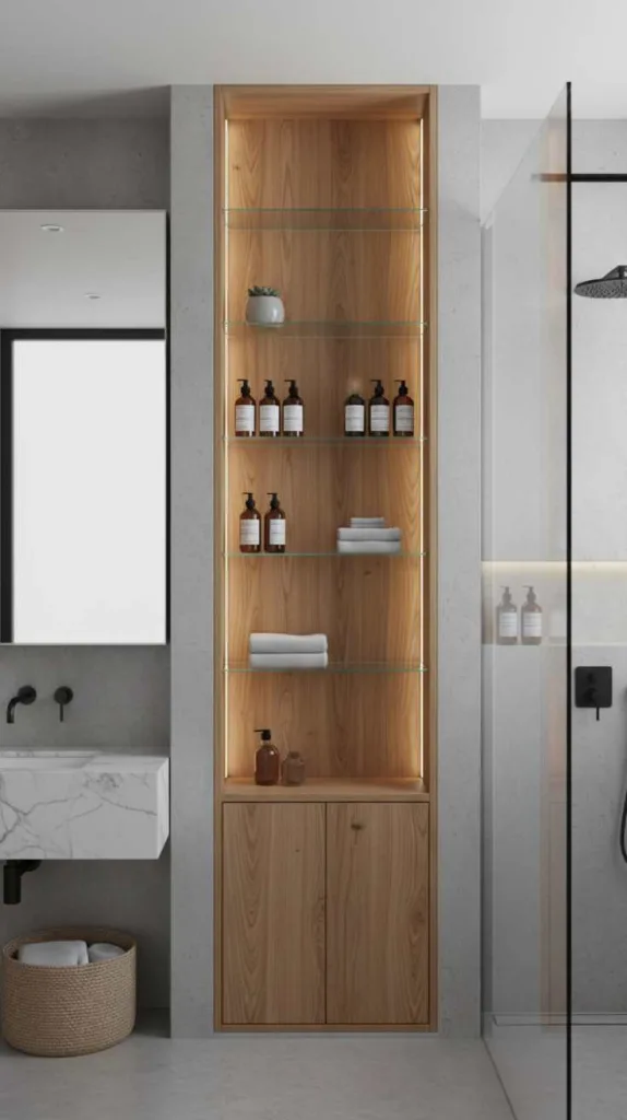 Recessed Niche Cabinet Tower