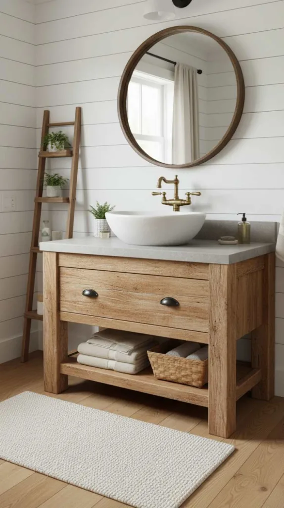 Rustic Vanity Natural Appeal