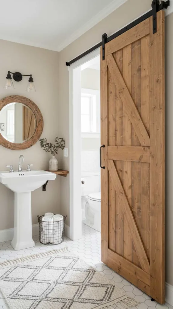 Sliding Barn Door Accent