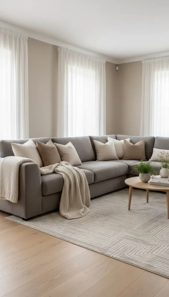 Soft Greige Harmony for Warmth