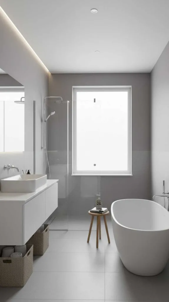 Soft Grey Modern Finish