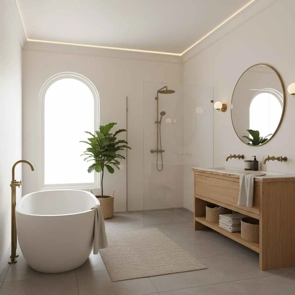 Soft Neutral Paint with Swiss Coffee Tone