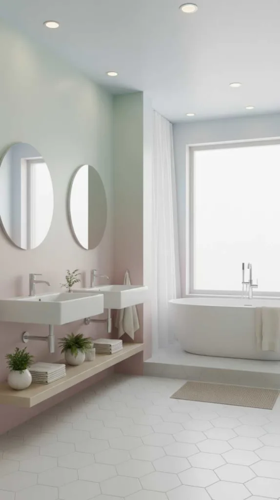 Soft Pastel Painted Walls