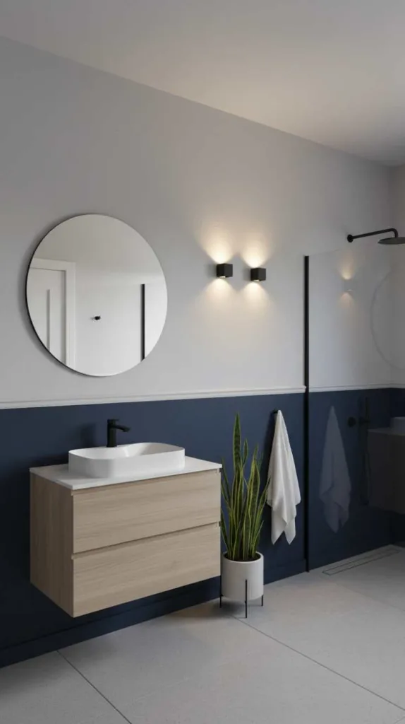 Split Tone Wall Style