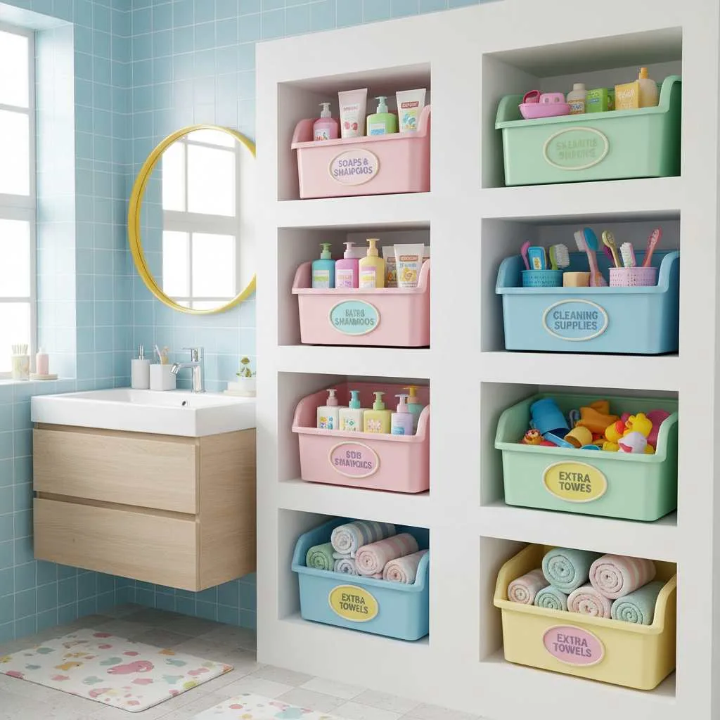 Stackable Bins for Organized Storage