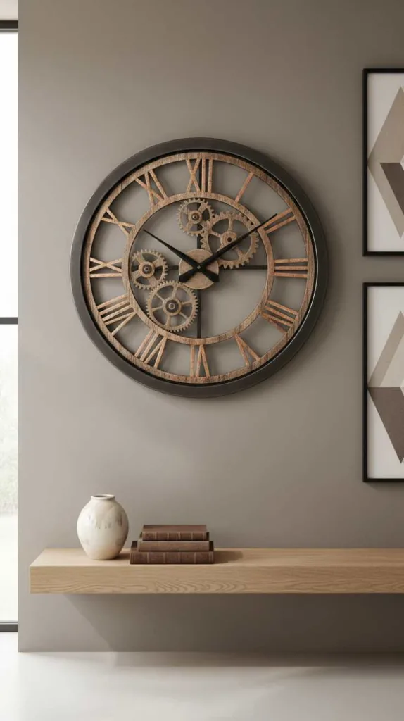 Statement Wall Clock Feature