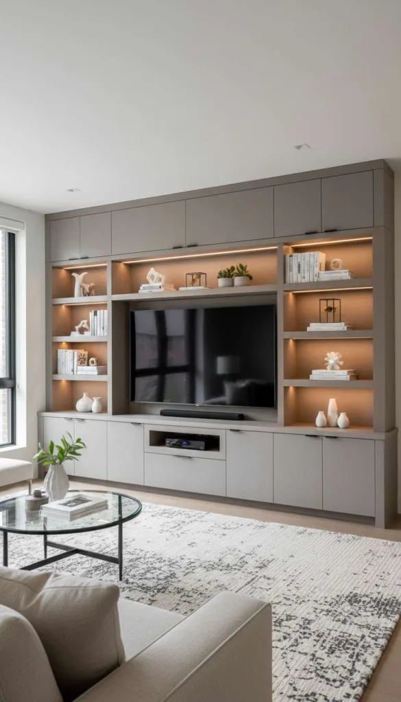 Storage-Integrated Wall System