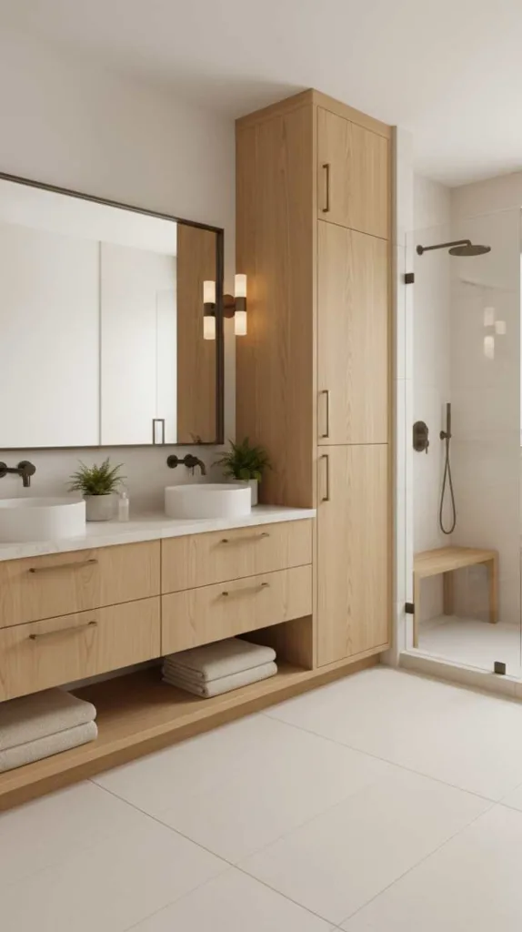 Warm Oak Natural Cabinet