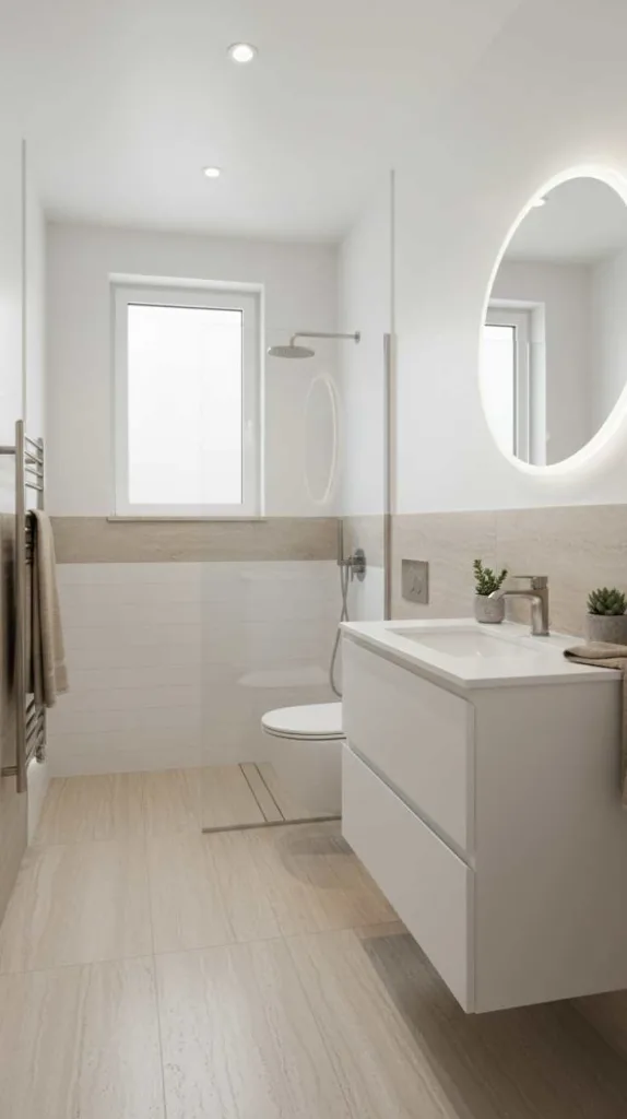 White and Beige Blend