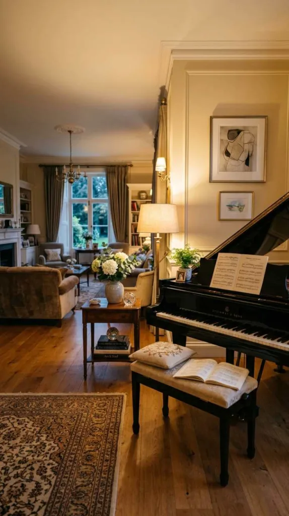 Add a Stylish Piano Corner