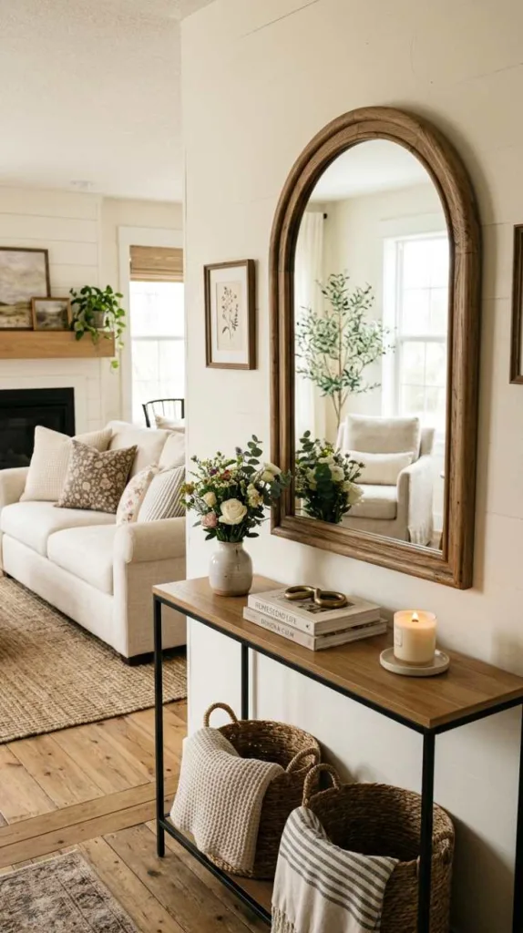 Arched Farmhouse Mirror Look