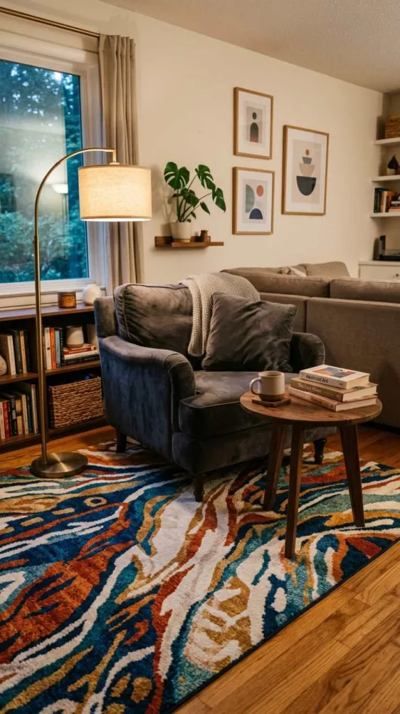 Artistic Abstract Rug Space