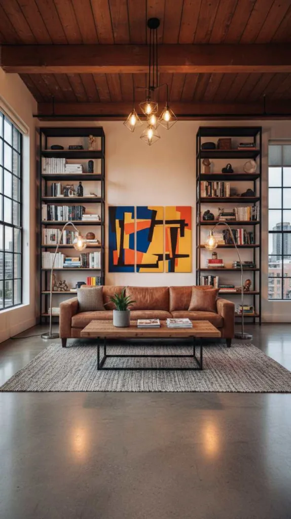 Artistic Industrial Loft Feel