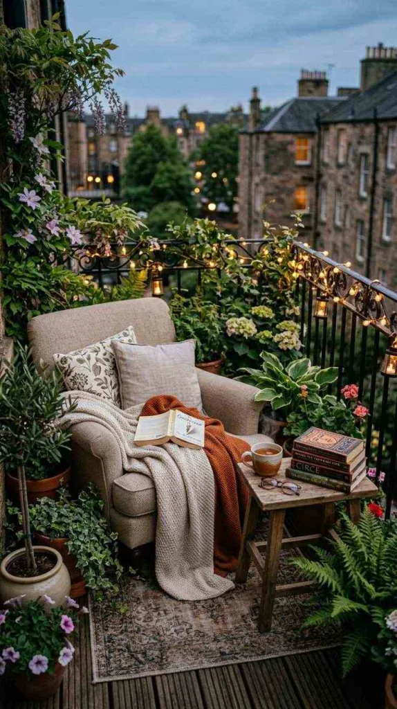 Balcony Garden Reading Nook