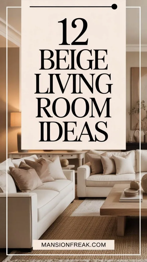 12 Beige Living Room Ideas: Luxury Twist 2 Beige Living Room Ideas