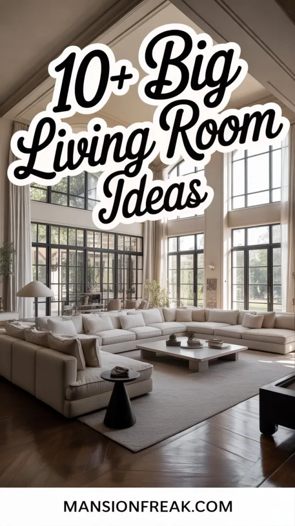 Big Living Room Ideas