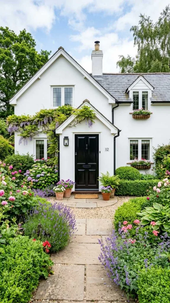 Black Door White Entry