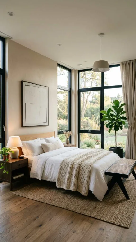 Black-Framed Modern Windows