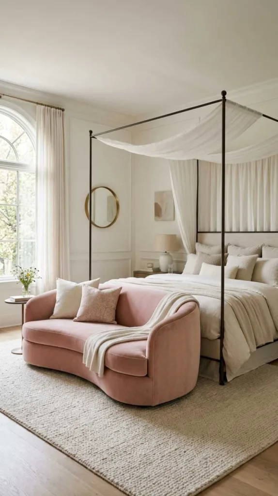 Blush Curved Soft Comfort