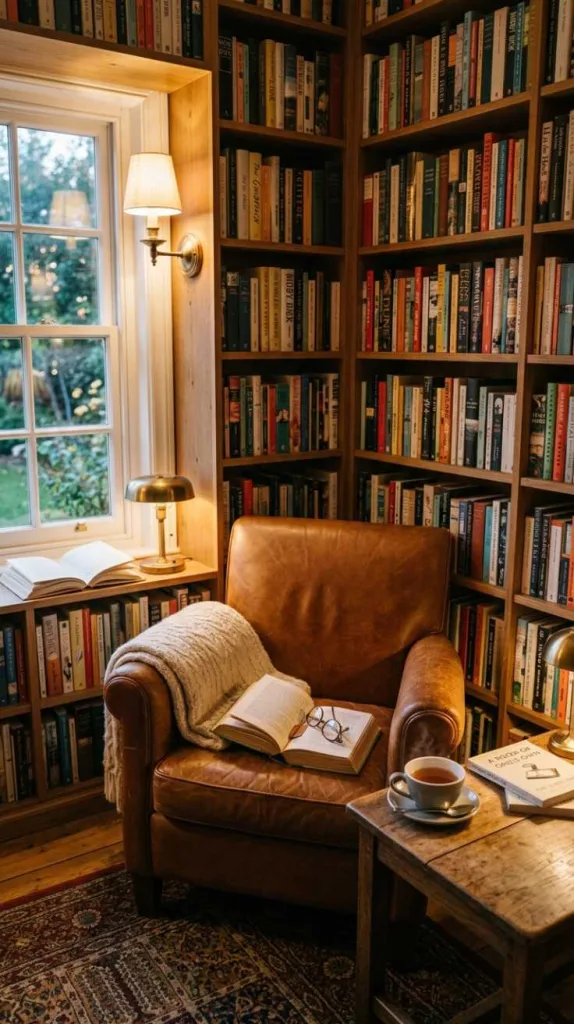 Bookcase Framed Reading Spot