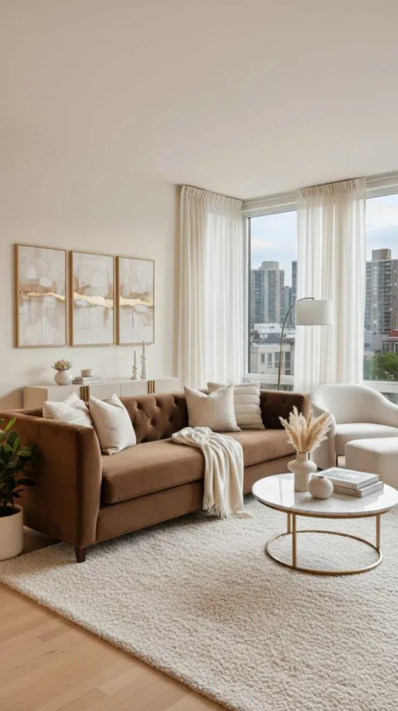 Brighten the Space with Cream Accents