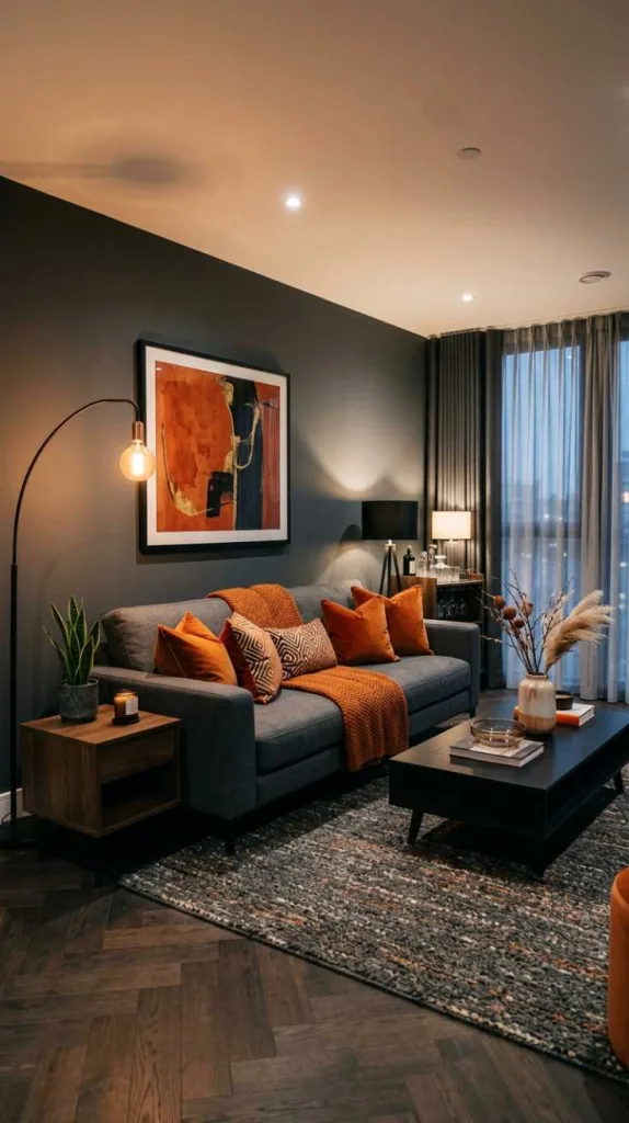 Burnt Orange Contrast