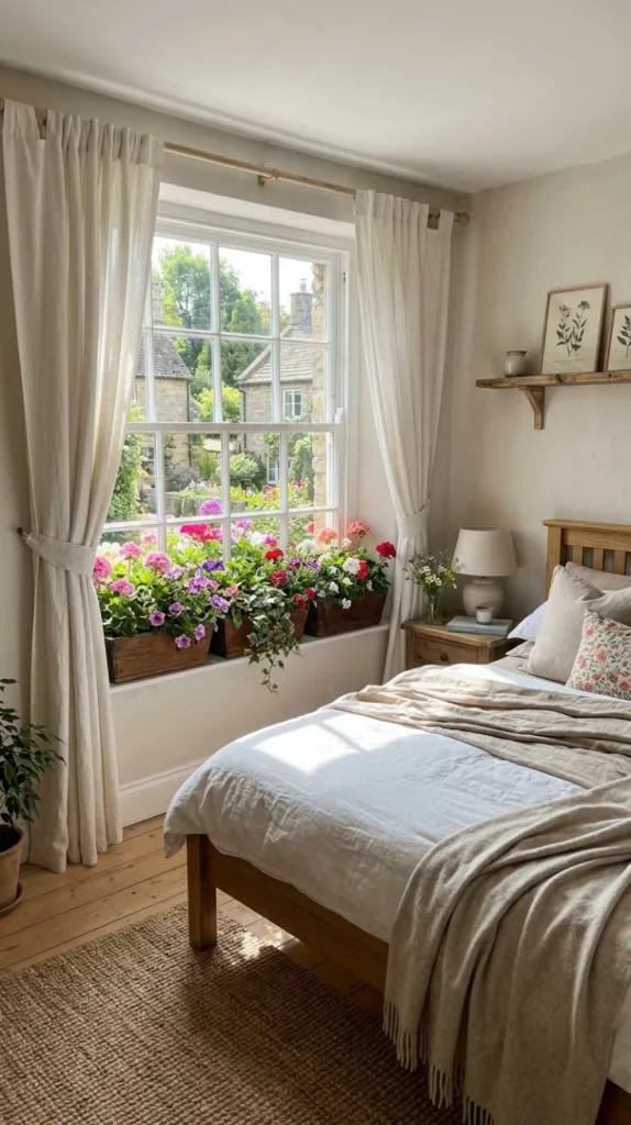 Charming Flower Window Boxes