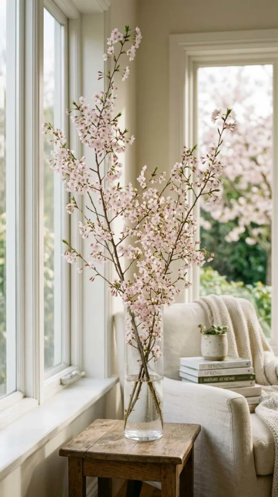 10+ Spring Flower Arrangements to Brighten Your Home 6 Cherry Blossom Branches