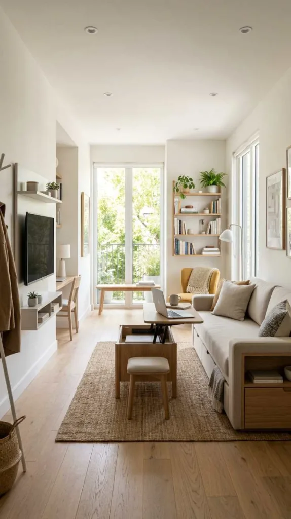 10+ Brilliant Layouts for Your Long Narrow Living Room: Smart Design 12 Choose Furniture That Does More