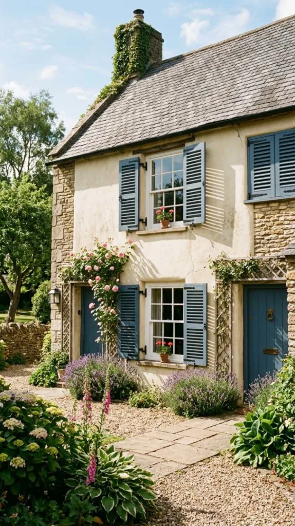 12 Exterior Window Shutter Ideas That Add Instant Charm 3 Classic Louvered Shutter Style