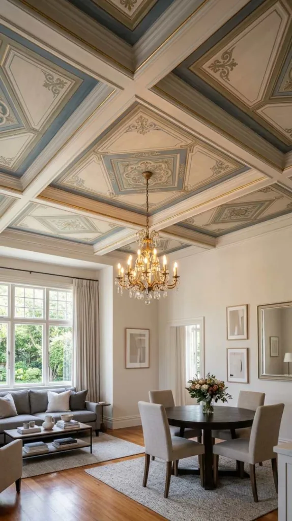 12 Decorative Ceiling Ideas That Will Make You Look Up 9 Color Accent Ceiling Tiles