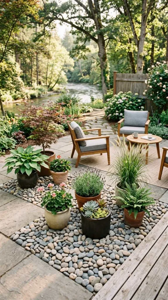 Container Garden Rock Base