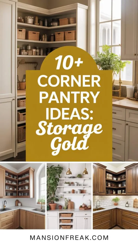 Corner Pantry Ideas