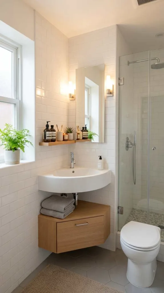 Corner Sink for Tight Layouts