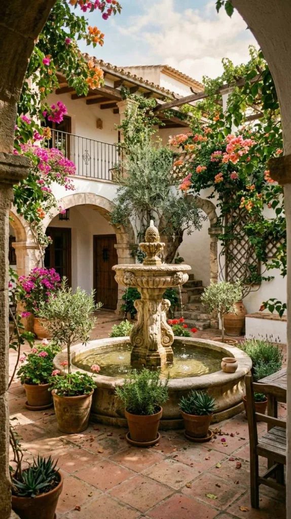 Courtyard Fountain Villa