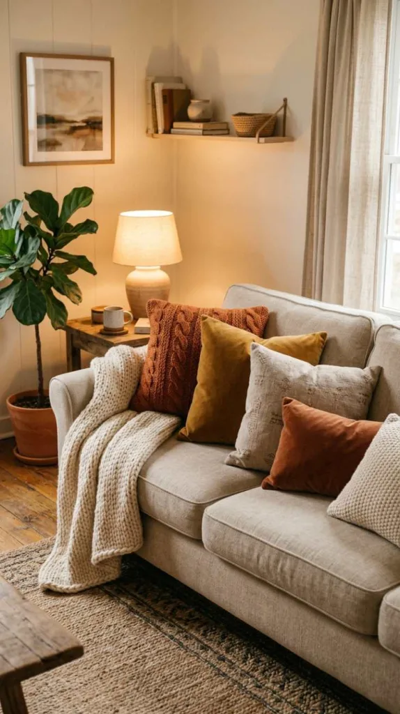Cozy Casual Pillow Toss