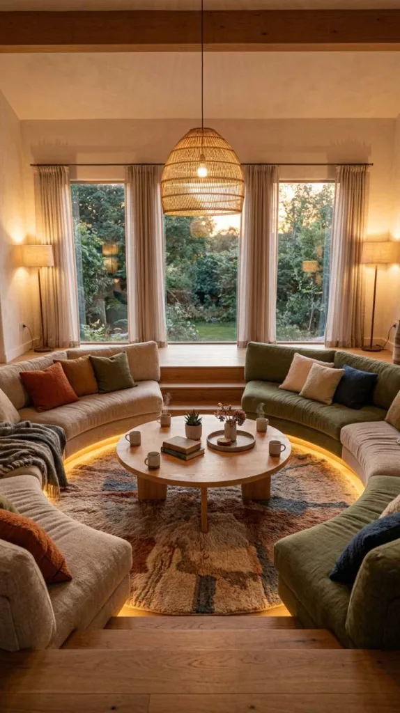 Create a Conversation Pit Feel